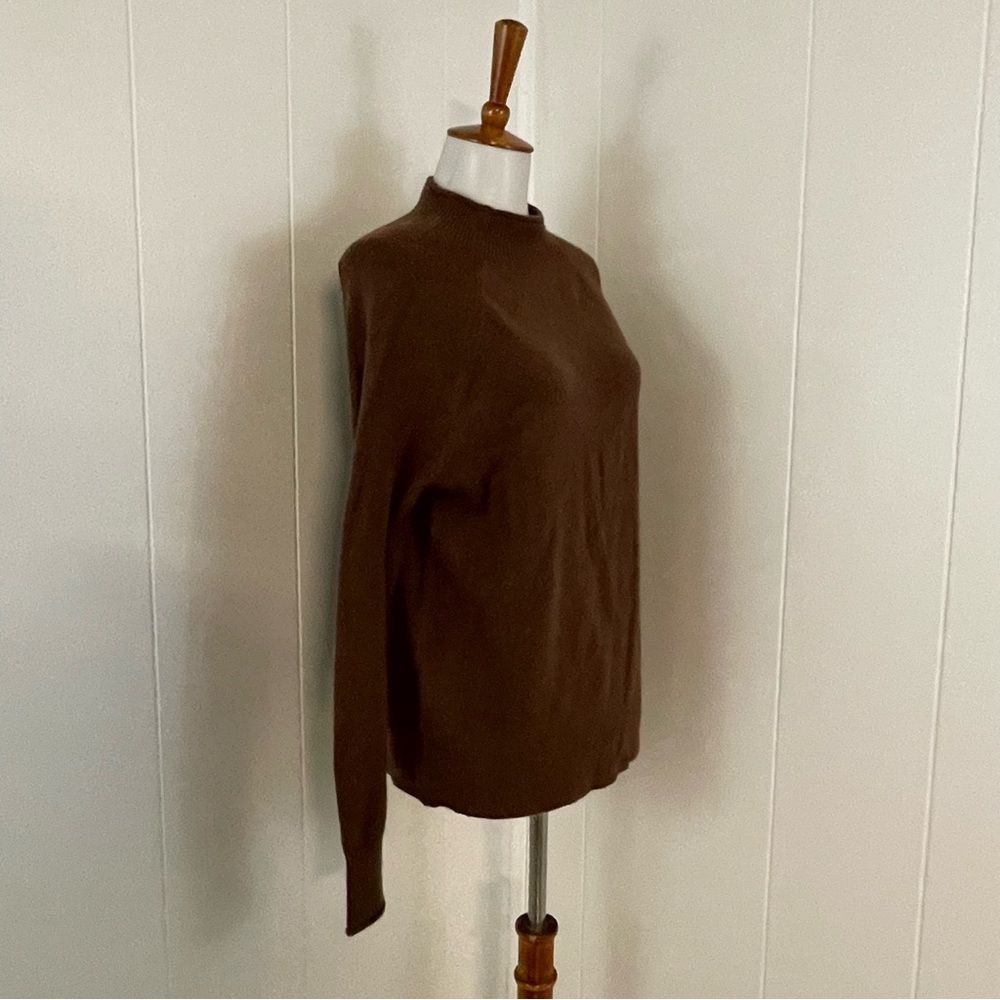 J. Crew Wool Alpaca Mix Knit Sweater Women’s XS Mock Neck Long‎ Sleeve - Picture 4 of 10